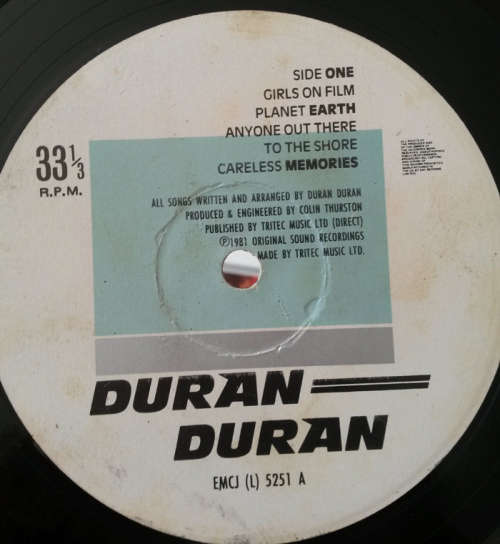 Duran Duran - Duran Duran 1981 Vinyl LP SA