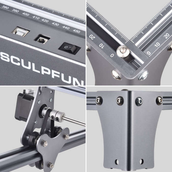 SCULPFUN S6PRO 60W Laser Engraving Machine Wood Acrylic laser engraver cutter High Precision 410x420