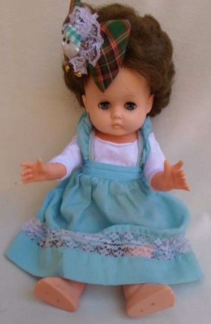 FOR ELWINA ONLY - A 35CM TALL VINTAGE DOLL WITH THE SWEETEST FACE!!