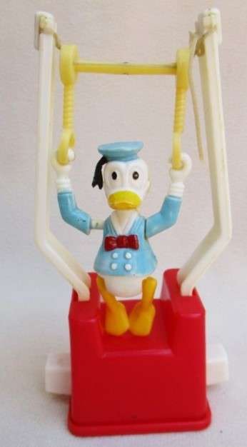 VINTAGE 1970's TRICKY TRAPEZE DONALD DUCK - KOHNER BROS MADE IN HONG KONG!!