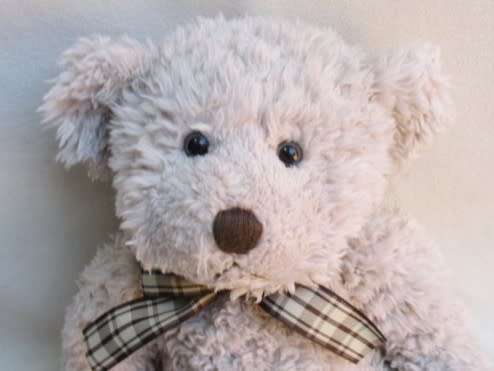 A LARGE 40CM TALL RUSS BERRIE BEAR CALLED TENNYSON - A SPECIAL ONE FOR TOYOTA!!