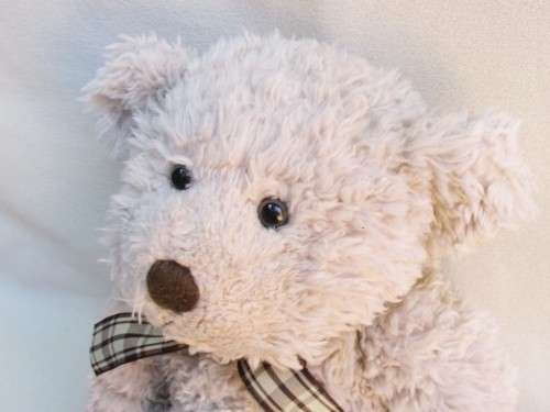 A LARGE 40CM TALL RUSS BERRIE BEAR CALLED TENNYSON - A SPECIAL ONE FOR TOYOTA!!