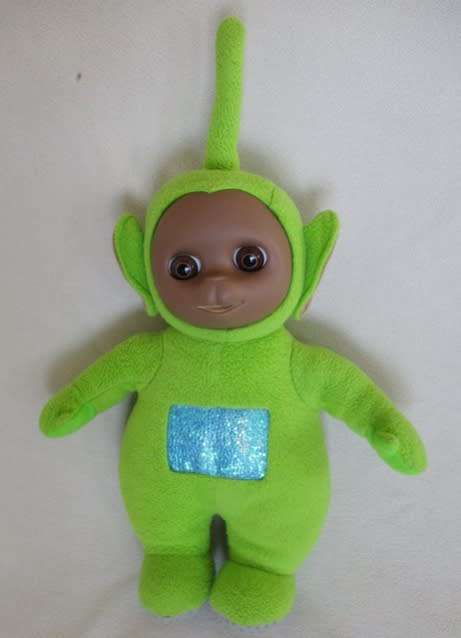 CUTE 35CM TALL TELETUBBIE - DIPSY WITH OPEN/CLOSE EYES!!