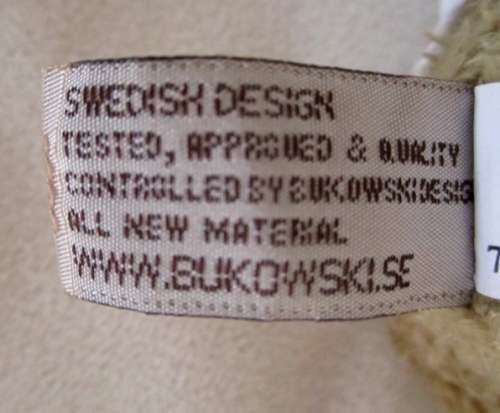 A HIGHLY COLLECTABLE SMALL SWEDISH BUKOWSKI DESIGN BEAR