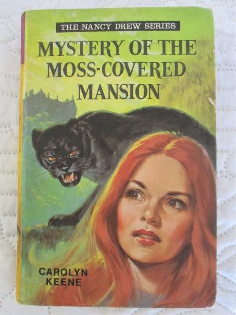 1978 HARDCOVER - ONE OF THE NANCY DREW SERIES - THE MYSTERY OF THE MOSS-COVERED MANSION