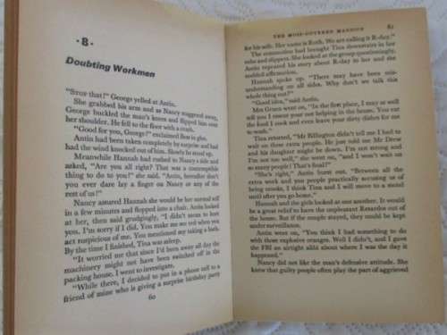 1978 HARDCOVER - ONE OF THE NANCY DREW SERIES - THE MYSTERY OF THE MOSS-COVERED MANSION