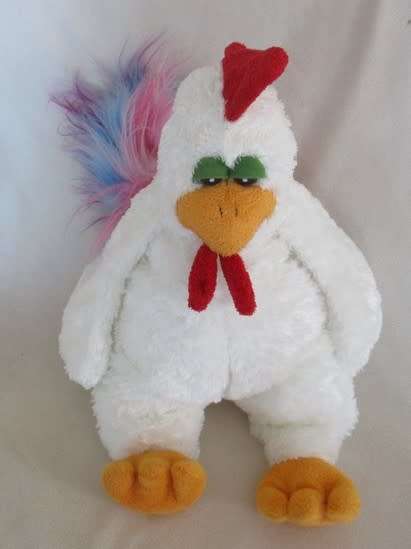 SOFT AND WHITE AND CLEAN AND FLUFFY - A GROUP OF SIX CUTE TOYS FOR BABY