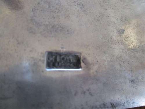 VINTAGE CARROL BOYES PEWTER NOTEBOOK HOLDER
