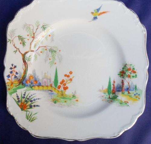 VINTAGE J & G MEAKIN 'PERSIAN GARDEN'  SIDE PLATE - RARE!!