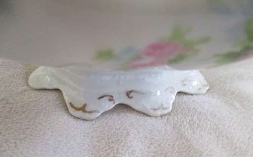 C 1891 - 1900 - ANTIQUE J & G MEAKIN DISH WITH PINK ROSES
