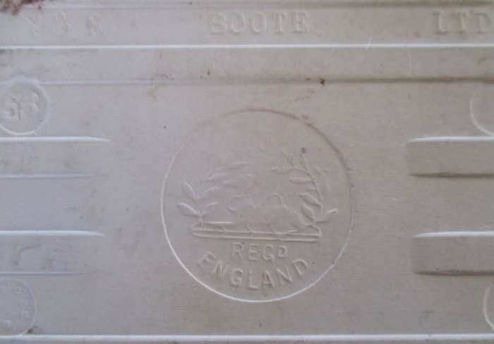 VINTAGE T & R BOOTE, ENGLAND TILE - OFF TO WIDECOMBE FAIR