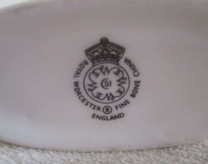 Royal Worcester fine bone china toothpick holder