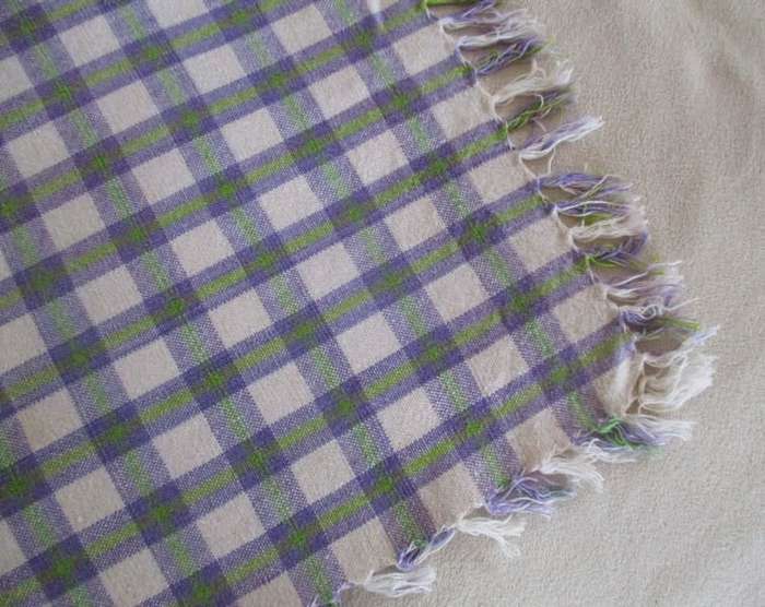 A cheerful gingham cloth with lovely colours