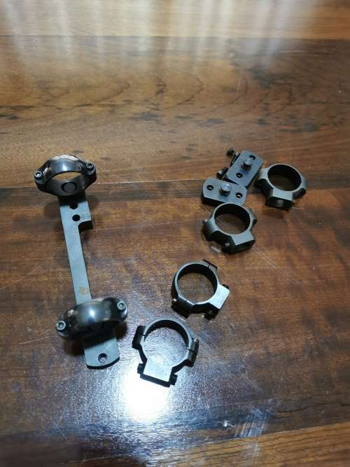 Scope rings 25mm and bases