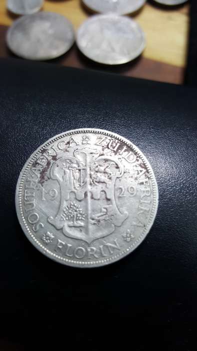 1929  Florin South Africa / Zuid Africa  (.800)