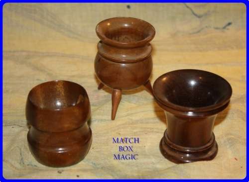 THREE TREEN ITEMS