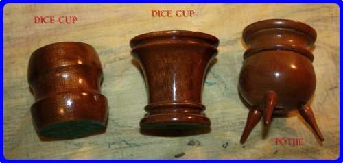 THREE TREEN ITEMS