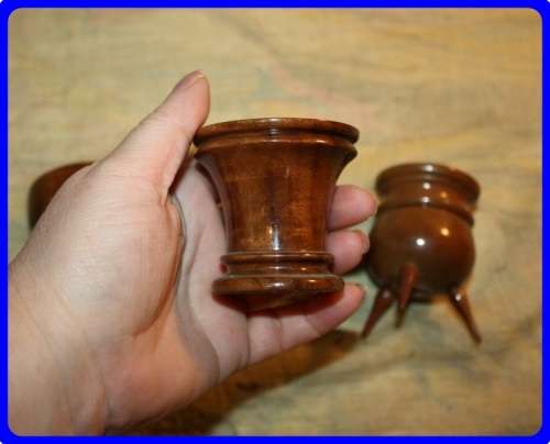 THREE TREEN ITEMS