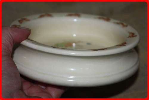 ROYAL DOULTON BUNNYKINS BABY BOWL VINTAGE MIDDLE PICTURE FADED
