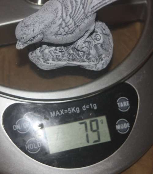 MT ST HELENS HAND CRAFTED WITH VOLCANIC ASH BIRD SCULPTURE