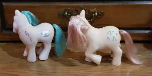 Job lot Vintage G1 MLP (My Little Ponies) - sold together as one lot