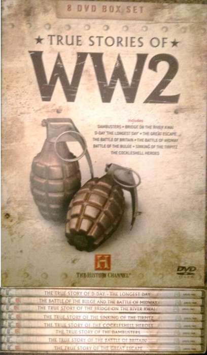 8 DVD box set - True stories of World War 2
