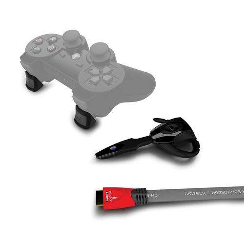 Gioteck Essential Online Gaming Pack: Bluetooth Headset, Triggers & 1080p HDMI Cable: (PS3) Promo...