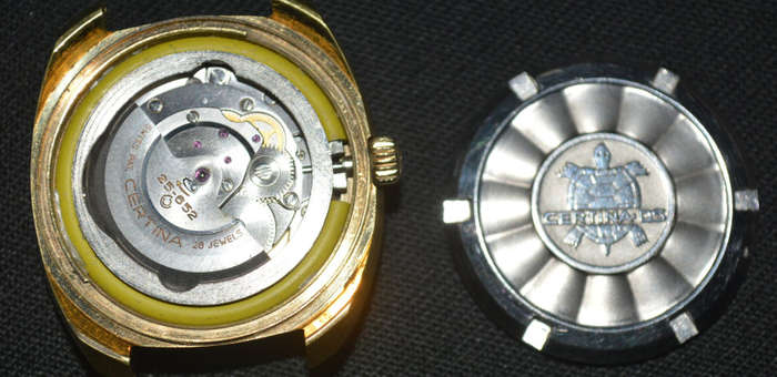 Lovely Certina Automatic DS-2 mens watch Turtle rear cover. Day&Date