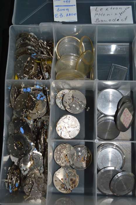 Box of watch spares as per pic