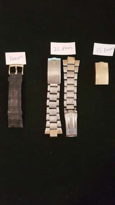 OMEGA watch clasps and strap