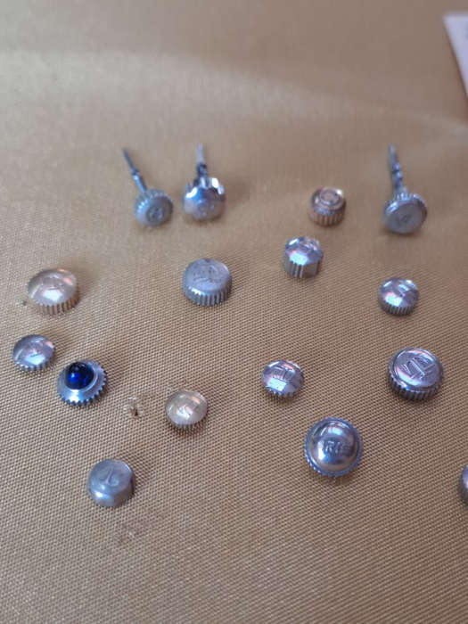 Various watch crowns omega, longines, Tag, rolex oyster, tissor oris etc as per tag