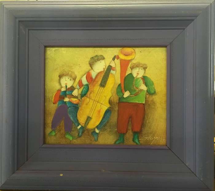Acrylic on canvas framed