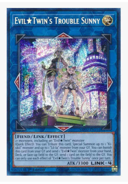 Evil Twin`s Trouble Sunny *Secret Rare* (R30 Shipping Available) #A6