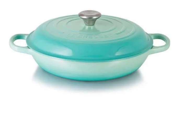 Le Creuset Signature Shallow Casserole - 3.5L / 30cm Cool Mint