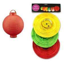 LANTERNS (BATTERY OPERATED) -PINK