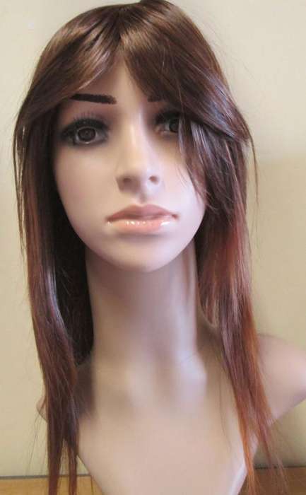 Ladies Long Brunette Wig