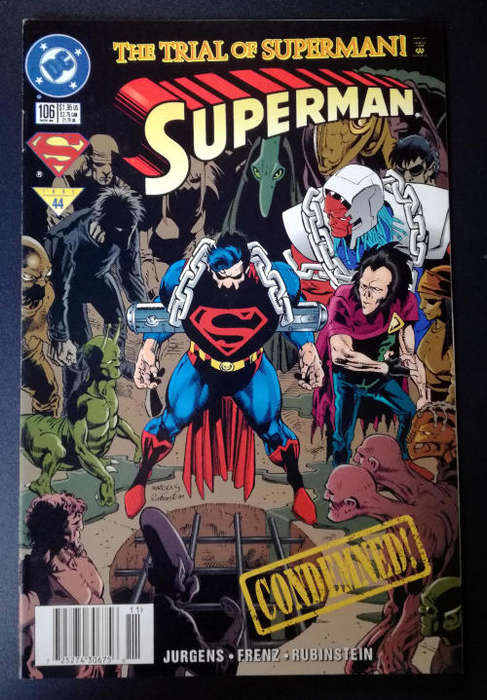 LOT of TEN Wonder Woman and Superman Comics from the 90s - EXCELLENT condition
