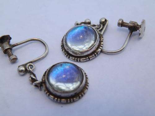 Antique silver butterfly wing earrings - thirty (30) days to pay
