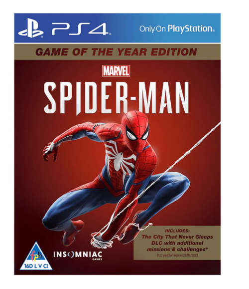 Marvels Spider-Man GOTY Game Of The Year Edition PS4 (New)