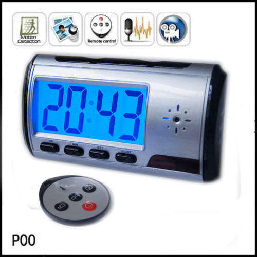 Spy Alarm Clock (Motion Controlled Camera Recording) - Great Christmas Gift
