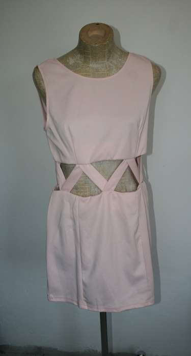 Pink Cut Out Dress Size:14/38