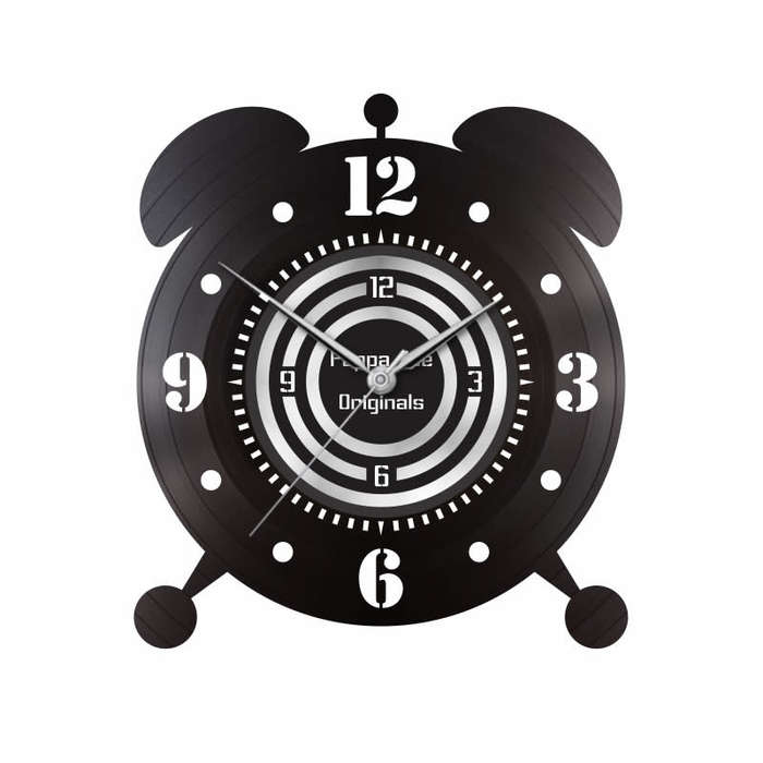 Pappa Joe  Custom Vinyl Wall Clock  Alarm Clock