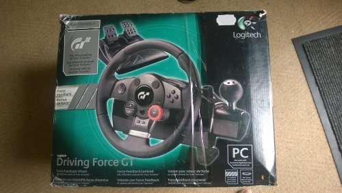 Logitech Driving Force GT Racing Wheel and Pedals
