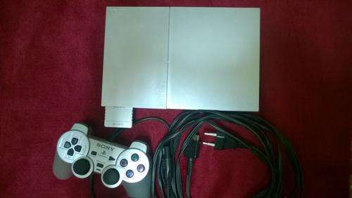 Playstation 2 PS2 Satin Silver Console LIKE NEW in original box