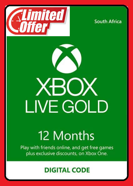 Microsoft Xbox Live 12 Month (Digital Code Emailed) - Limited Clearance Price (50 Units ONLY)
