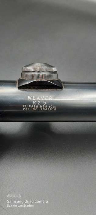 Weaver k2.5 complete with weaver mounts