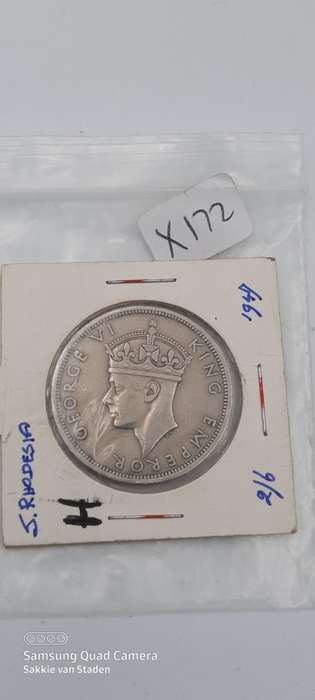 1947 Southern Rhodesia Half Crown
