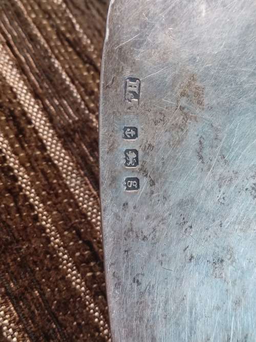 Sterling silver ceremonial trowel date 24th July 1807