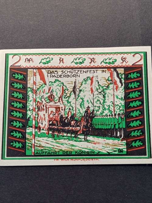 War notes 2 Mark 1921