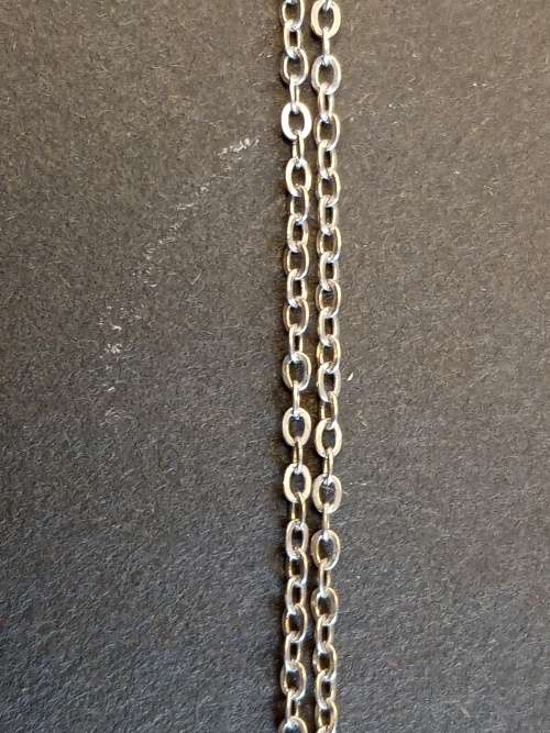Sterling silver Eternity bracelet 21.5 cm